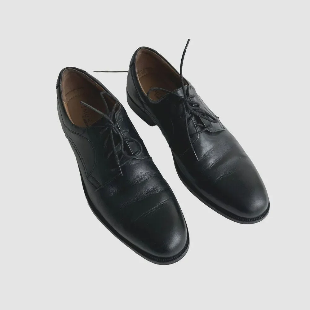 J. Murphy By Johnston Murphy Oxford Dress Shoes Black Mens Size 11M 59-2015